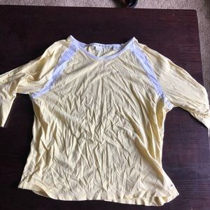 Yellow Half-Sleeved Top